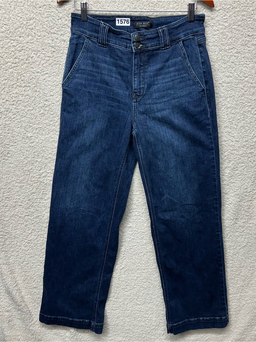 Judy Blue Wide Leg Jeans Women’s Size 9/29 Dark Wash High Rise Stretch